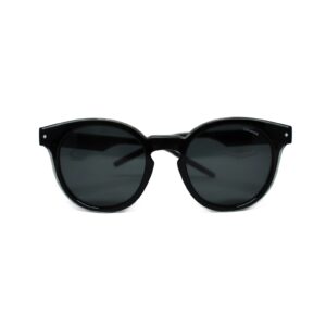 Damskie okulary przeciwsłoneczne Polaroid z polarywacją. Kolor: czarny, tworzywo.