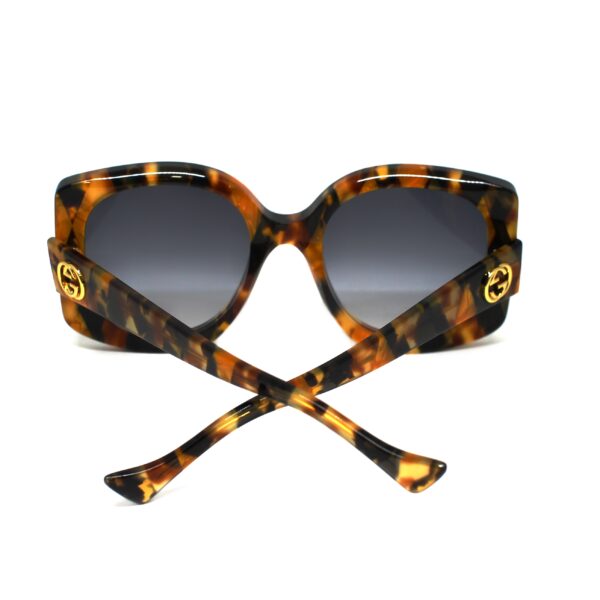 Damskie okulary przeciwsłoneczne Gucci, szylkretowe, kwadratowe